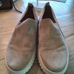 Sofft Potina Leather Tan Sneaker Style Slip-On Shoes Size 10